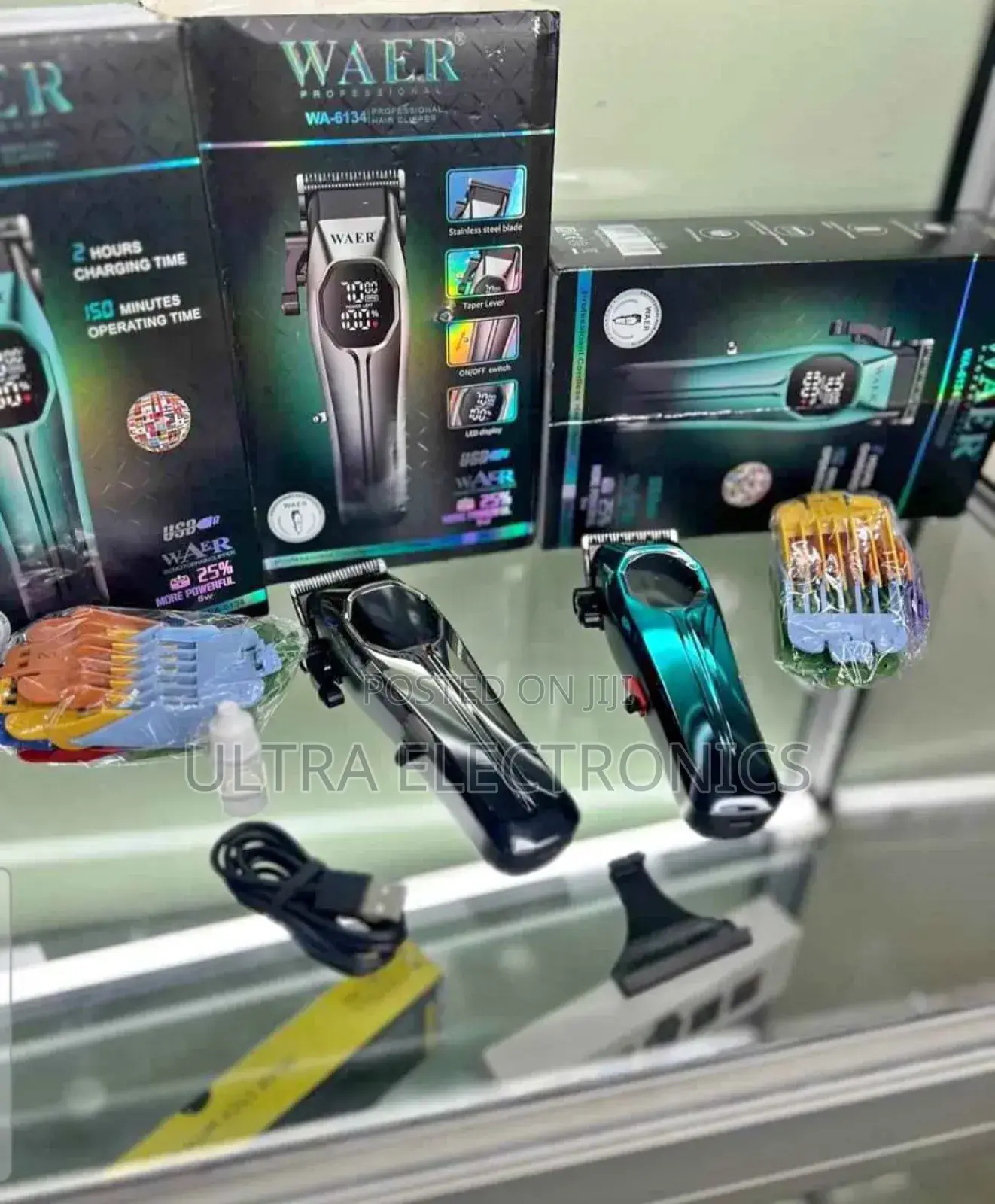 Waer Cordless Hair Clipper Used for Trimming Hair and Beards.