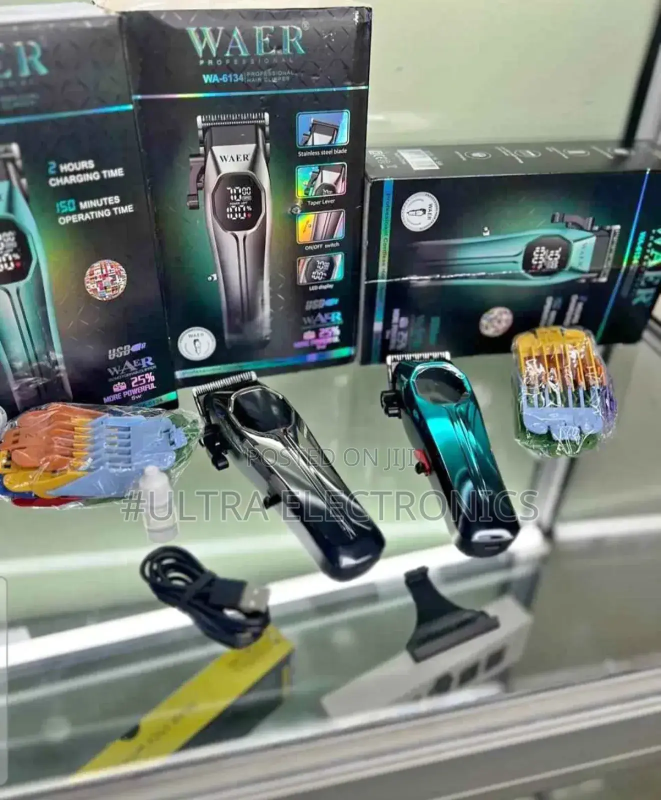 Waer Cordless Hair Clipper Used for Trimming Hair and Beards.