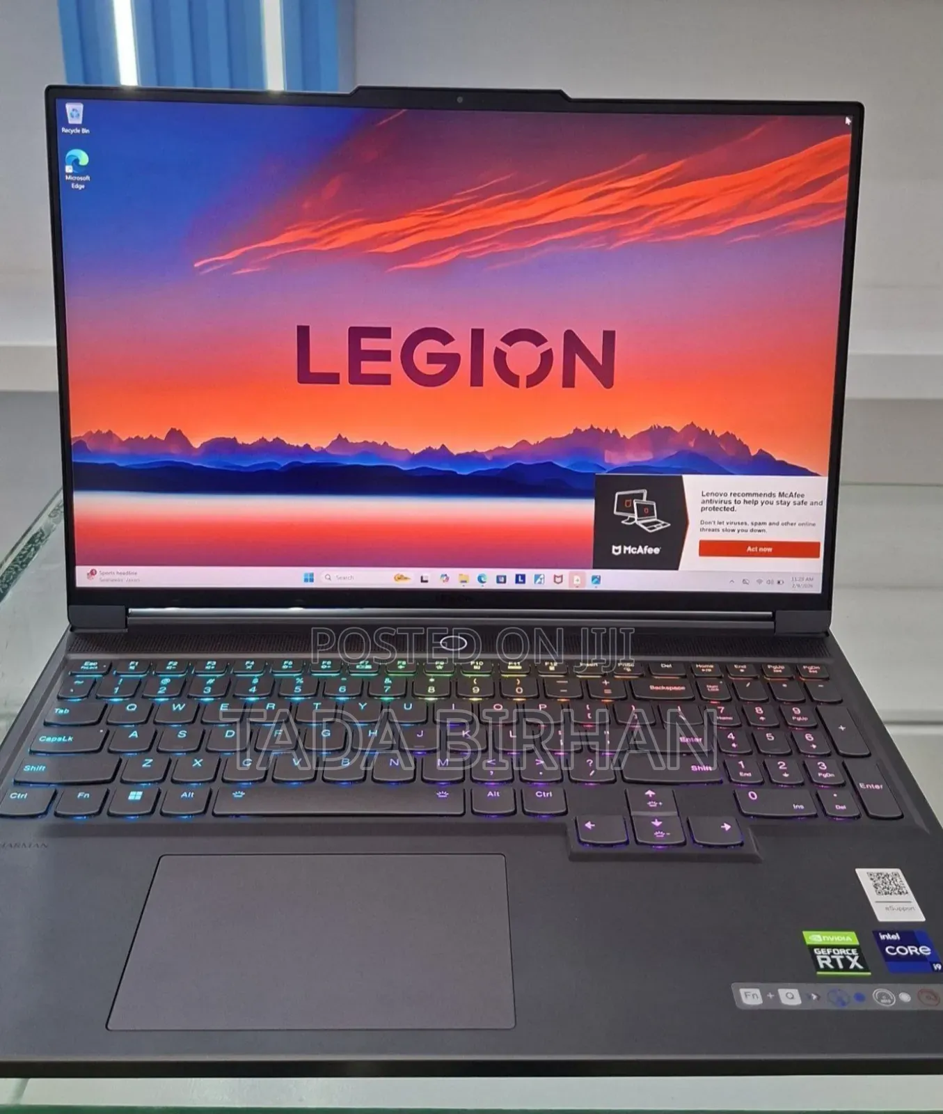 New Laptop Lenovo Legion 5 32GB Intel Core i9 SSD 1T