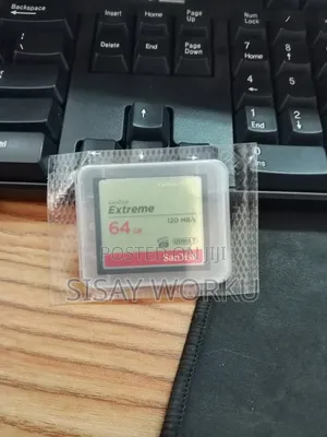 Sandisk Extreme 64gb Udma7 Compactflash Card - Gold