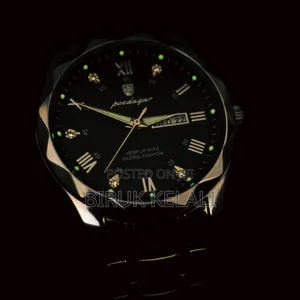 Black Poedigar Men's Watch