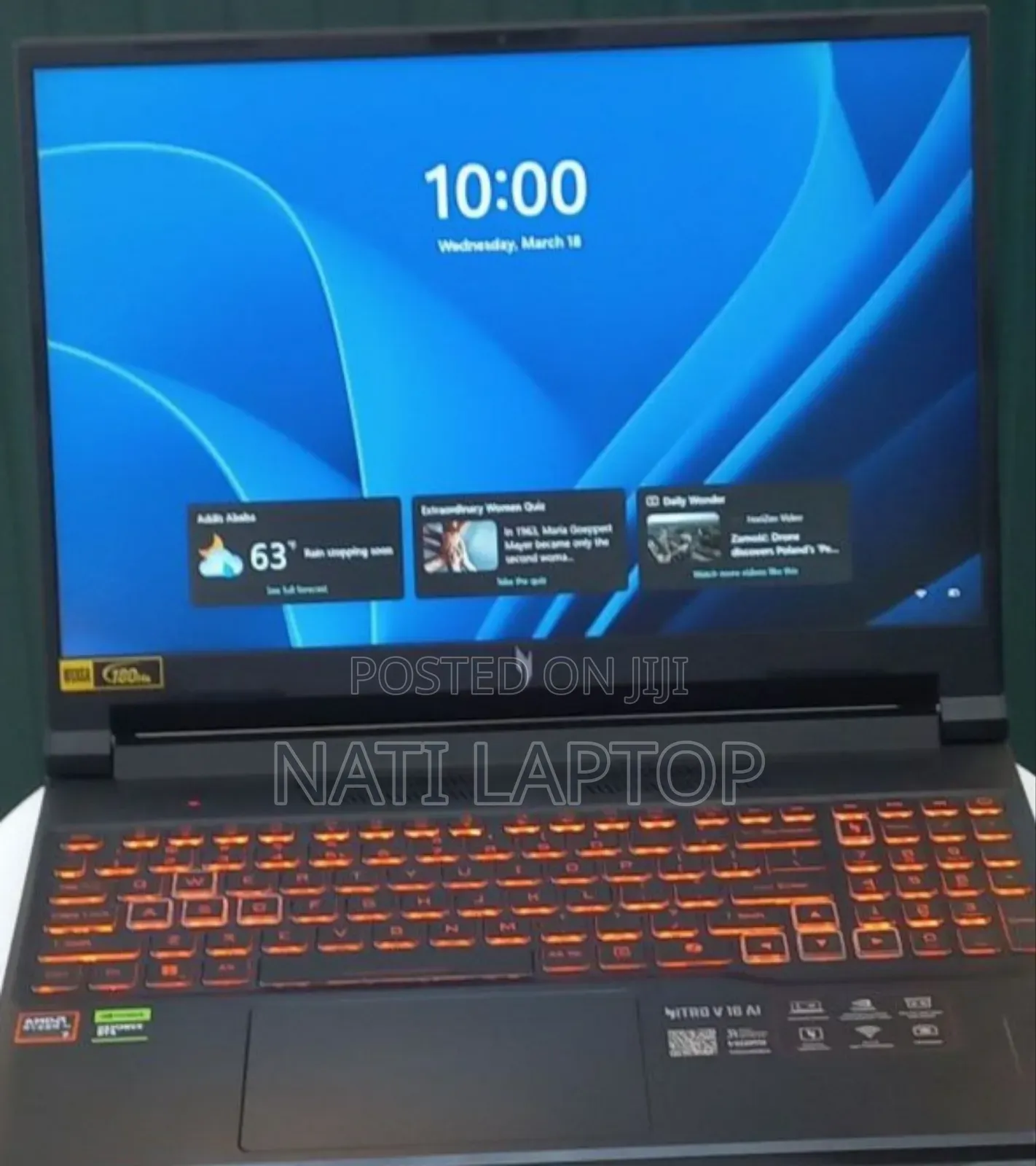 New Laptop Acer Nitro 5 16GB AMD Ryzen 7 SSD 1T