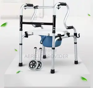 High Quality Aluminum Adjustable Bath Walker Seat Carbon Steel Chair F