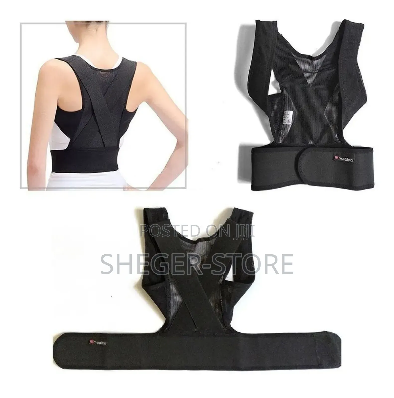 Brand New Dr.Magico Posture Correction Plus Belt (የአንገት የትከሻ እና የወገብ)