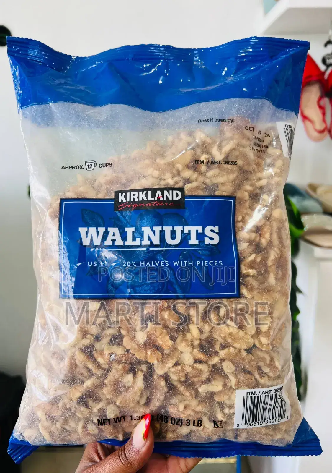 Kirkland Signature Walnuts.