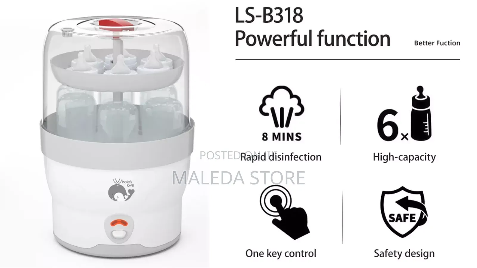 Dr Gym Sterilizer Baby Feeding Bottle