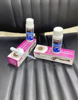 Minoxidil 5% ኦርጂናል Product and DRS Derma Roller