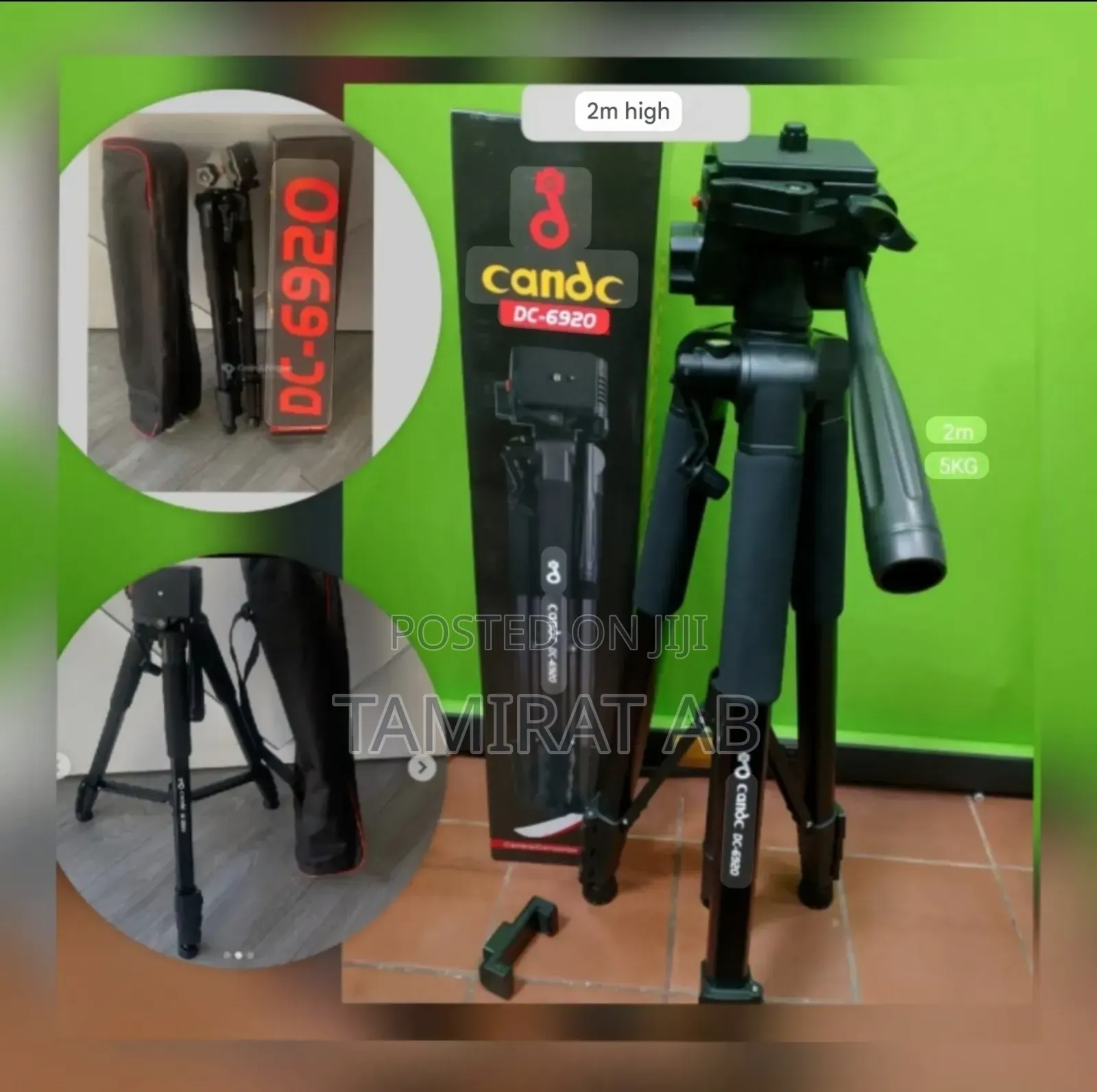 Candc Dc-6920 Professional Tripod (2.03m)
