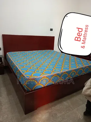 Bed, Mattress and Chest Drawer