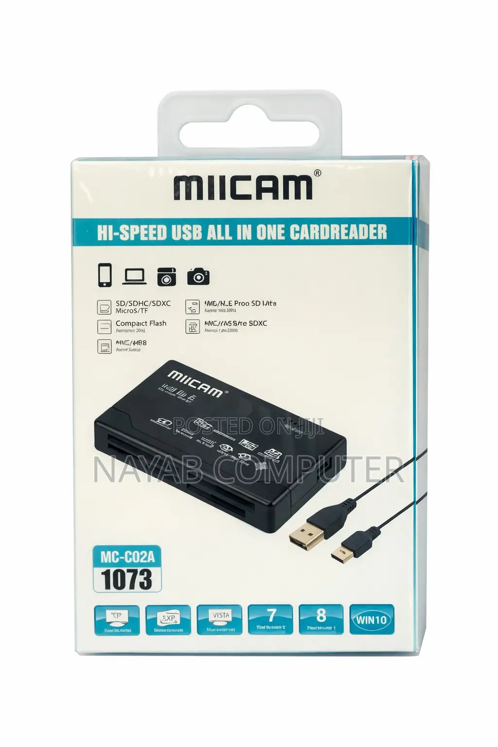 Miicam Hi‐Speed Usb All‐In‐One Card Reader (Mc‐C02a)