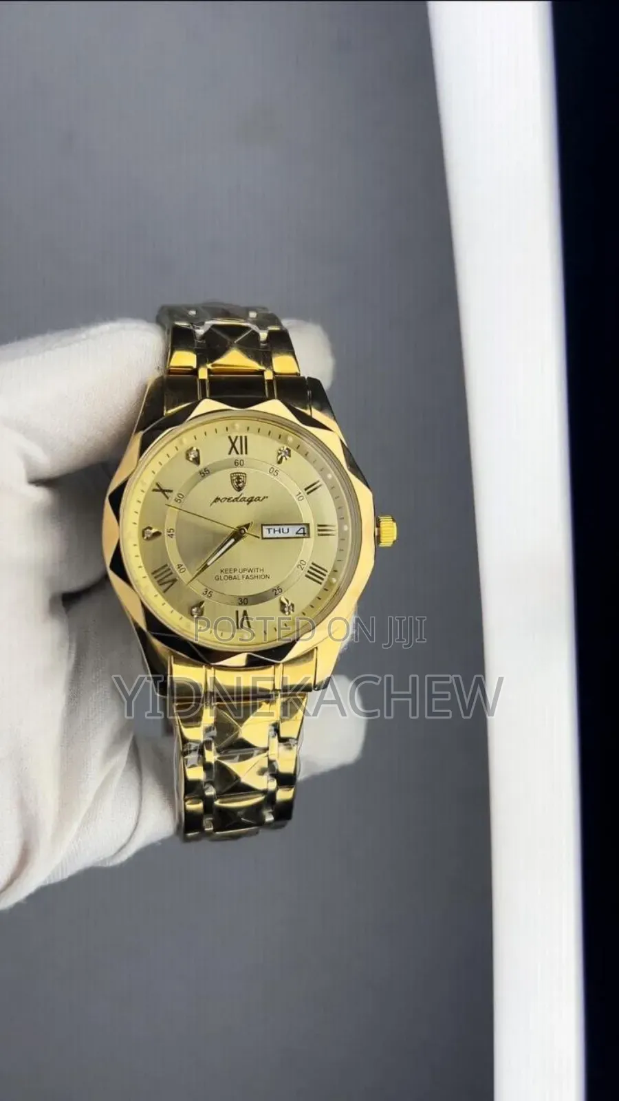 Men's Quartz Watches Waterproof Stainless Steel