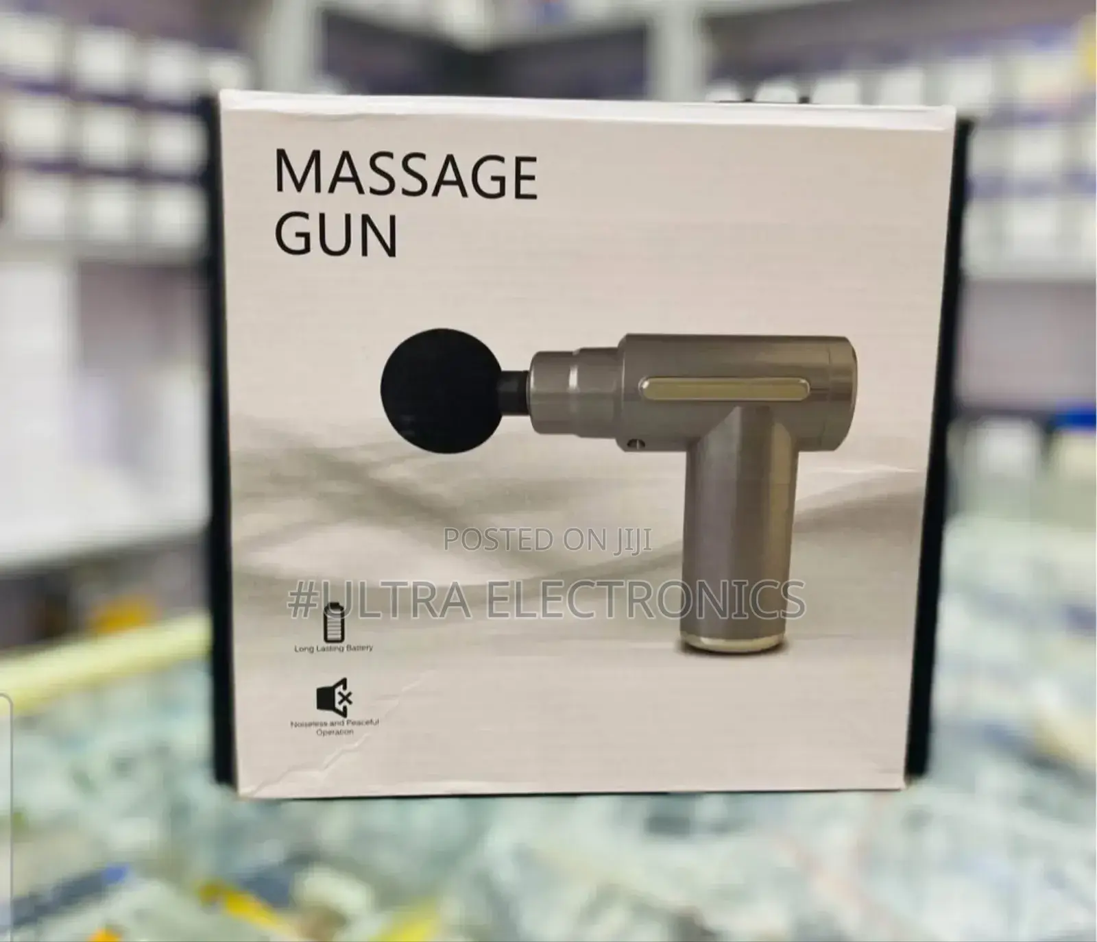 Massage Gun 3in1 Designed to Relieve Muscle Fatigue and Aches.
