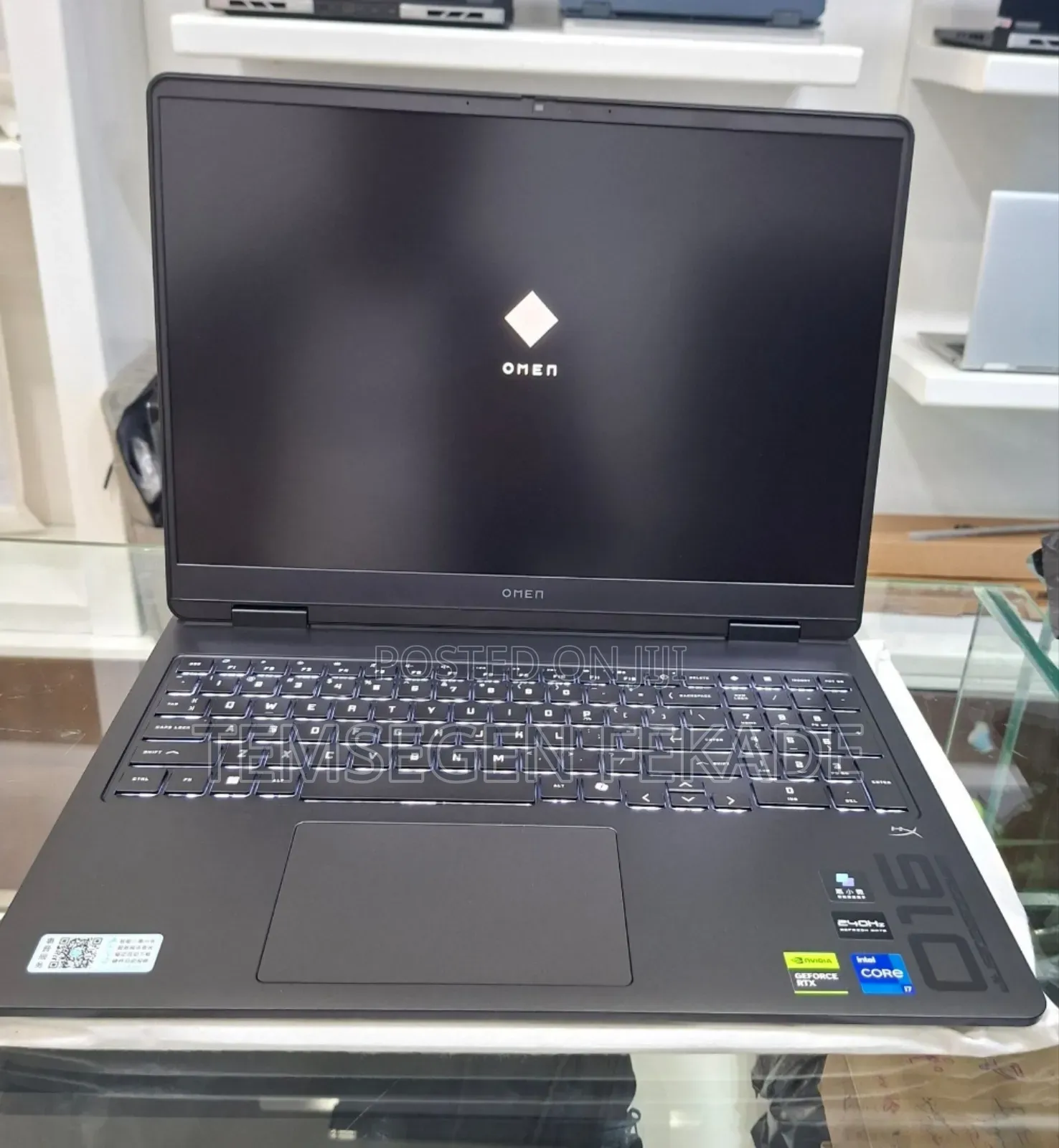 New Laptop HP Omen 16 16GB Intel Core i7 SSD 1T