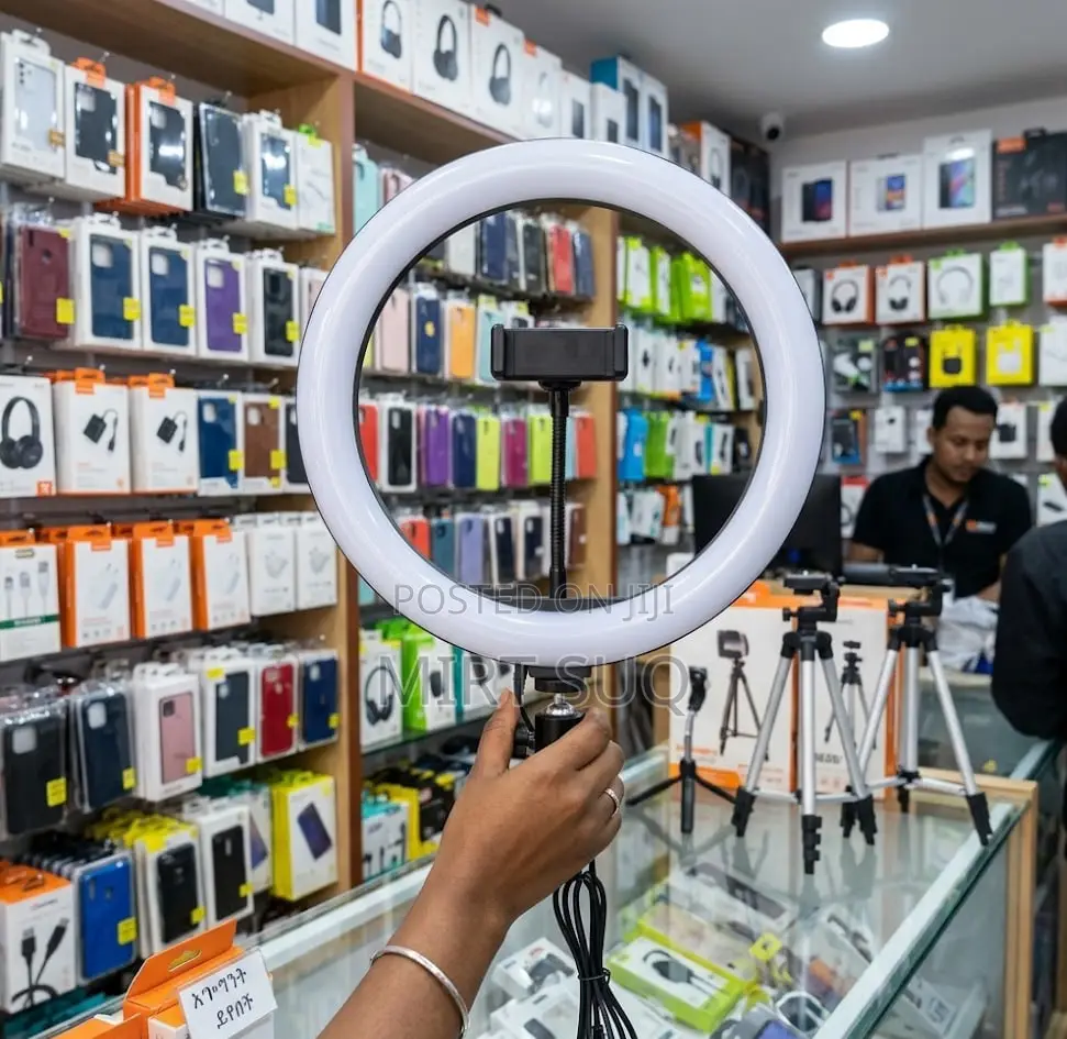 10 Inch Ring Light With Tripod Stand