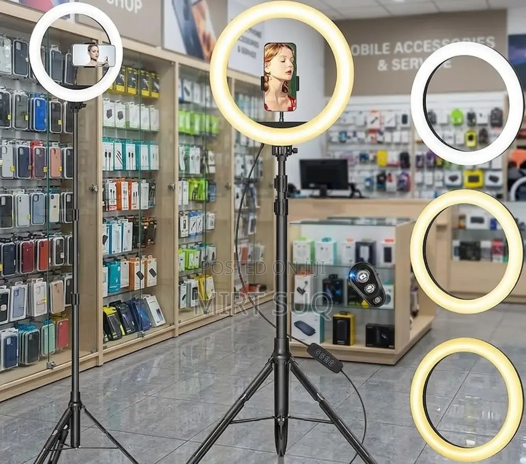 10 Inch Ring Light With Tripod Stand