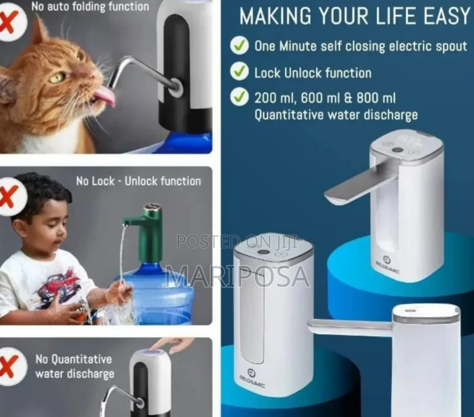 Folding Electric Water Pump