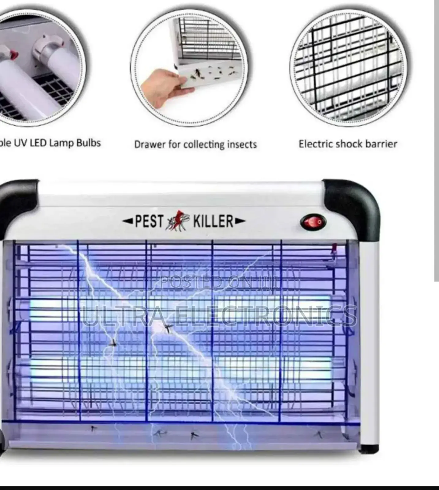 Pest Killer Components of This Electronic Bug Zapper (Pest Killer)