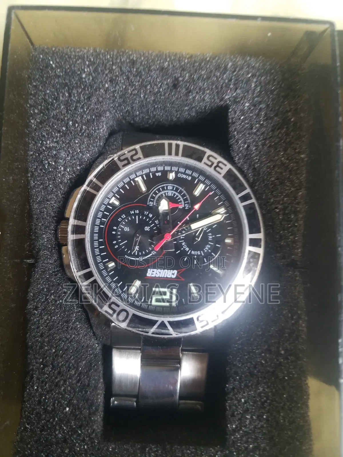 Fashion Cruiser Multi-Function Men's Watch - Stainless Steel