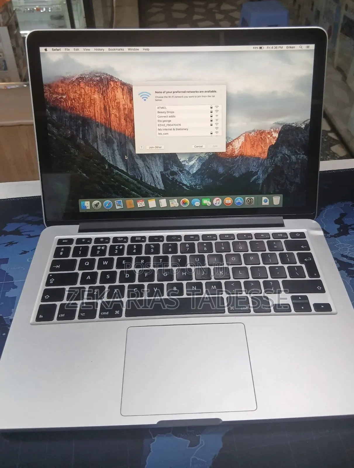 New Laptop Apple MacBook Pro 2015 16GB Intel Core i7 SSD 512GB