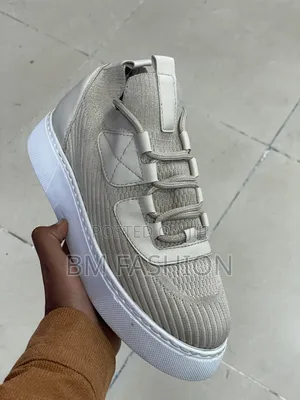 Sand Beige Knit Sneakers