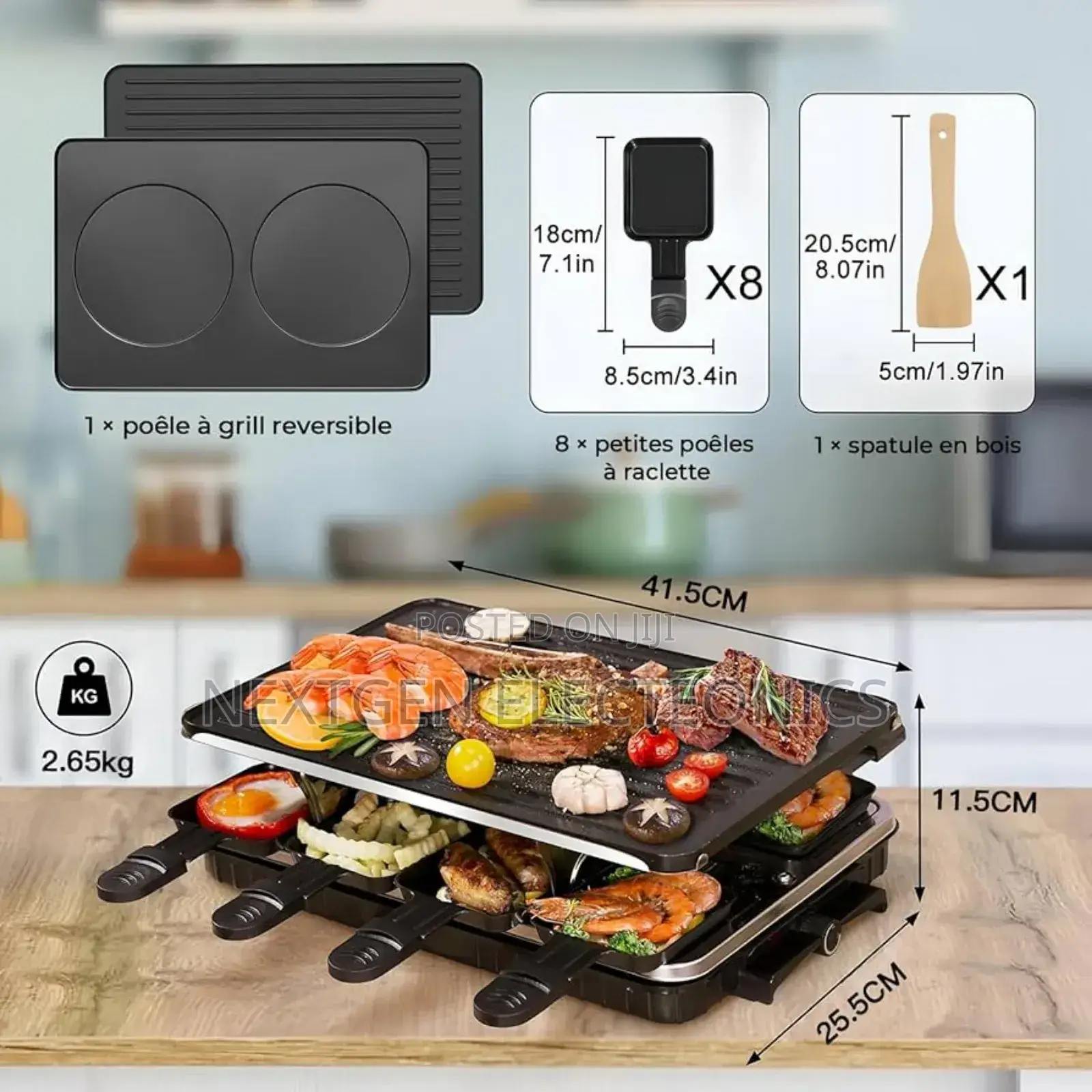 Original Sokany Raclette Table Grill