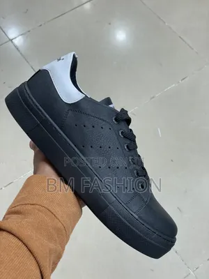 Chekich Full Black Leather Flat Shoes