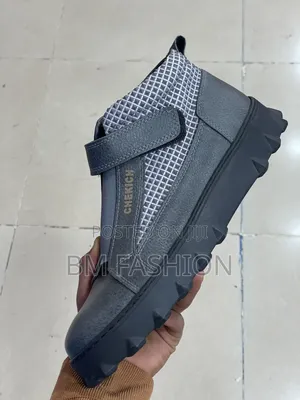 Grey Chekich High-Tops