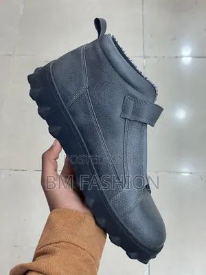 Grey Chekich High-Tops