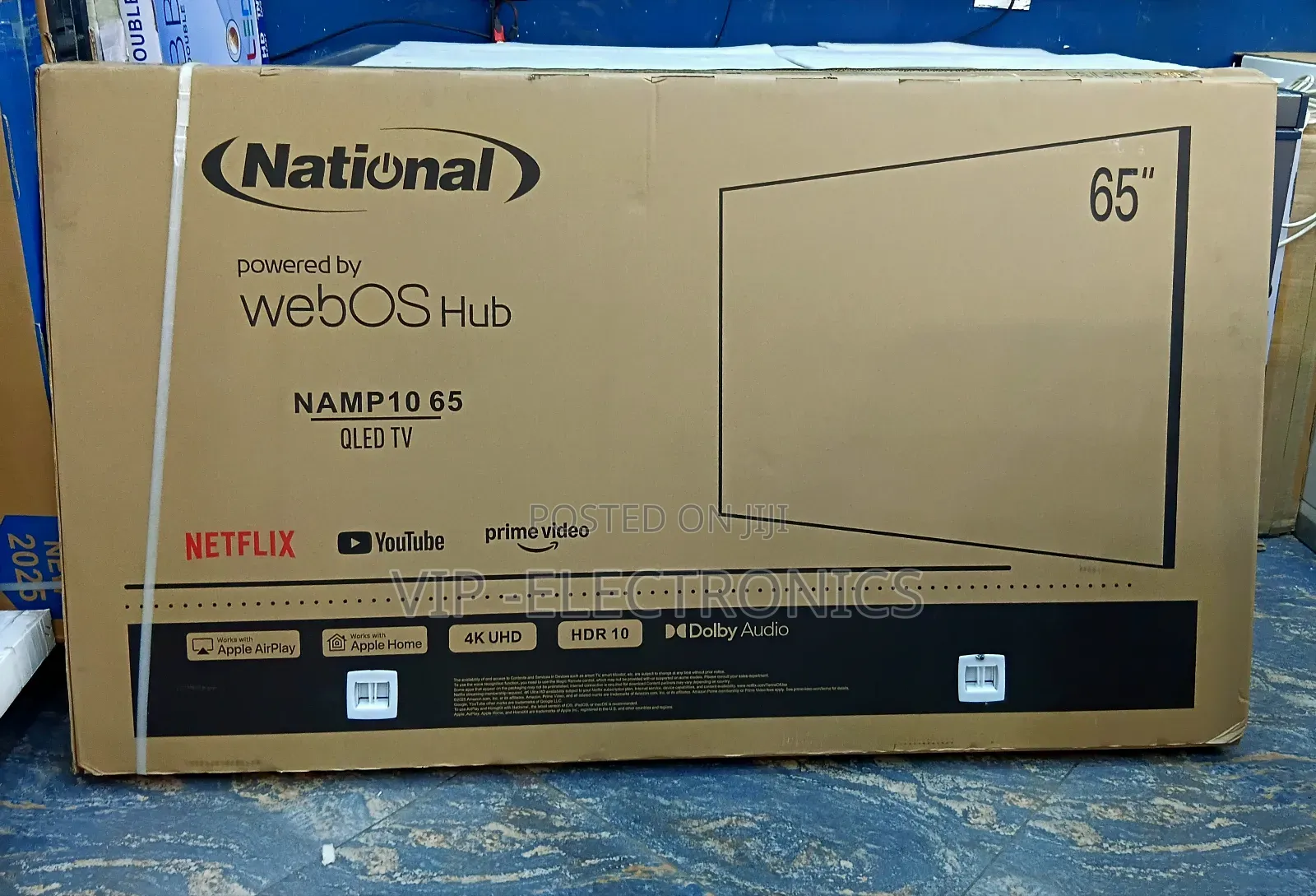 National Tv 65 Inch Smart Uhd Hdr.10 Frameless Webos New National