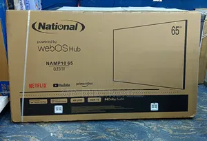 National Tv 65 Inch Smart Uhd Hdr.10 Frameless Webos New National