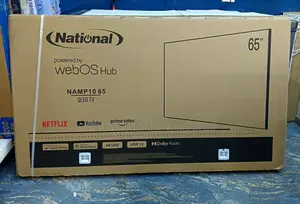 National Tv 65 Inch Smart Uhd Hdr.10 Frameless Webos New National