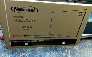 National Tv 65 Inch Smart Uhd Hdr.10 Frameless Webos New National