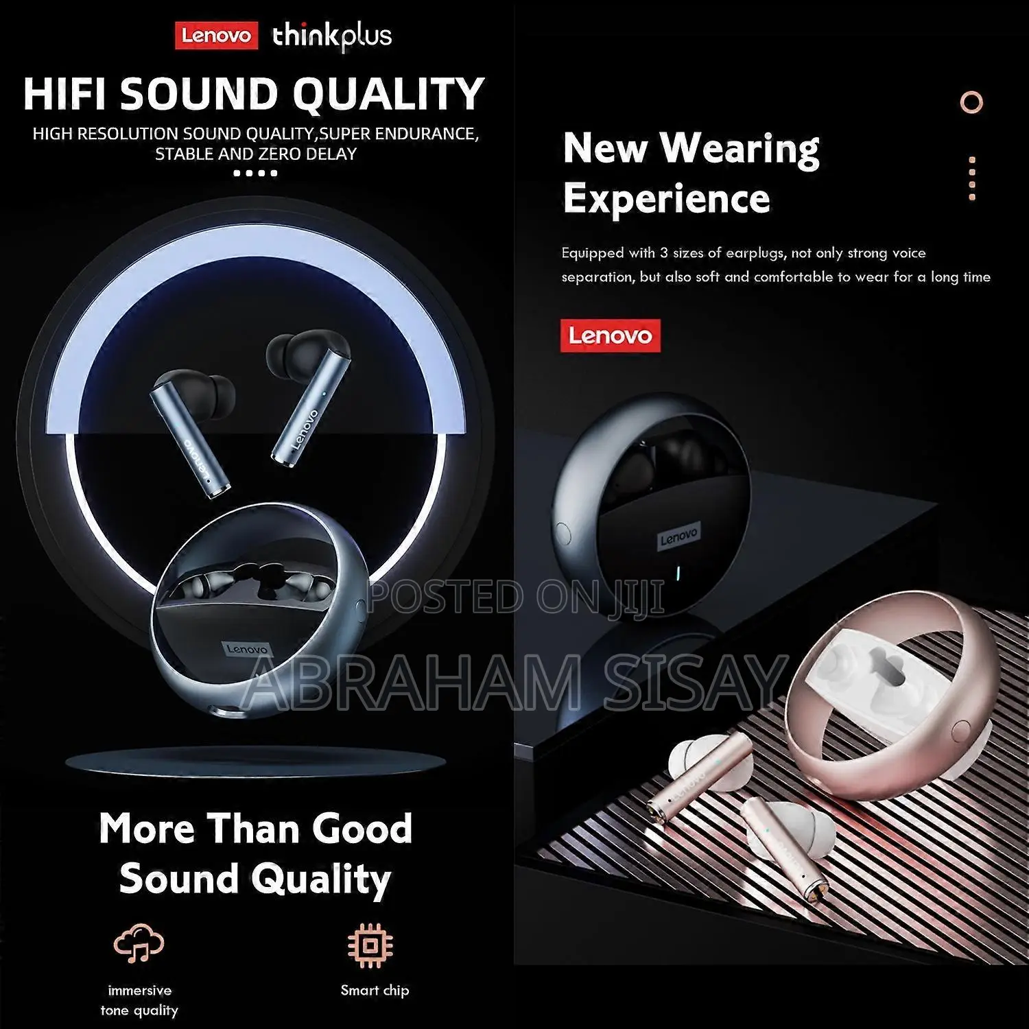 Lenovo Thinkplus Livepods Lp60 Wireless Earbuds