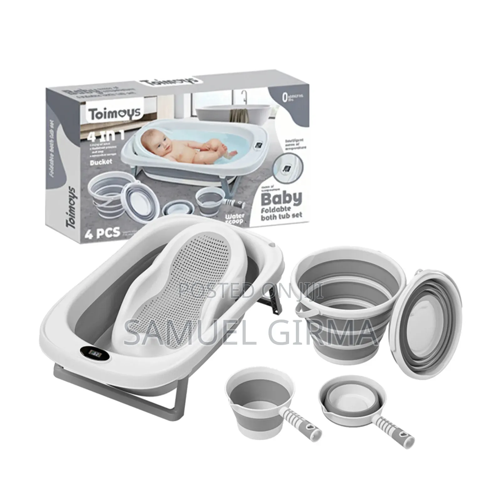 ተጣጣፊ የልጆች ማጠቢያ 5in 1 Children Folding Tub