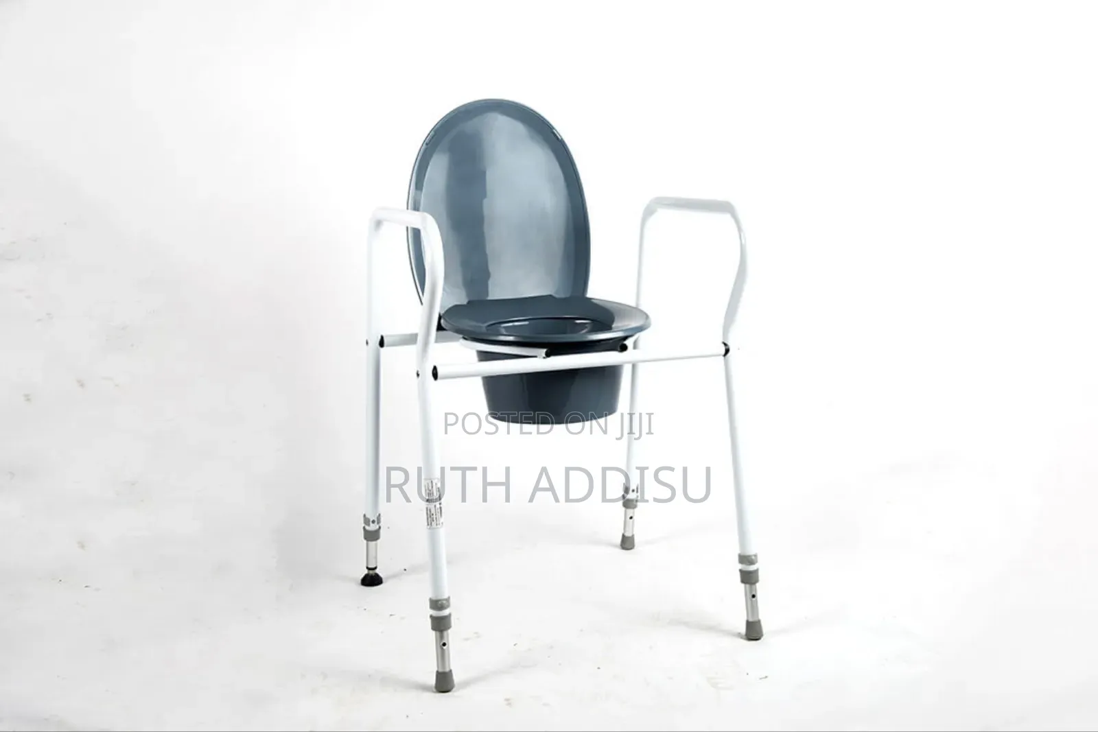 Portable Bedside Commode Chair Designed For Individuals With Limited