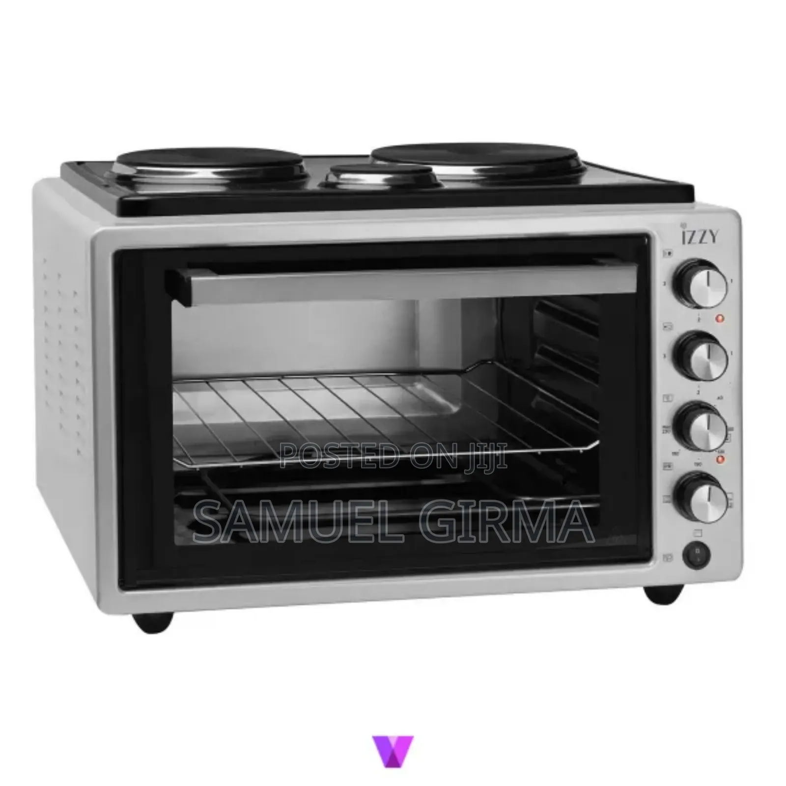 48 Litres ﻿﻿Rotisserie, Two Hot-Plates, and Convection Functions