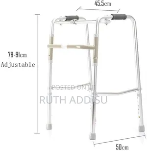 Folding Adult Walker Height Adjustable Alluminium Frame | Folding