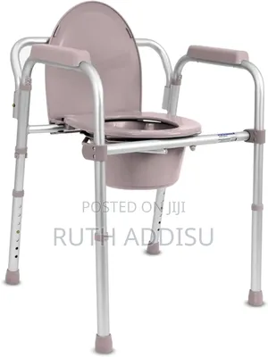 Big John Folding Commode Chair Heavy Duty Bedside Commode for Plus-Siz