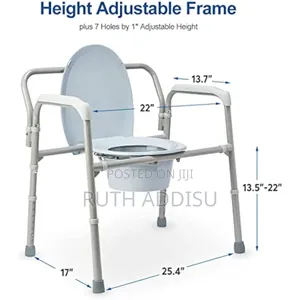 Dmi Portable Toilet for Adults, Deluxe Commode for Commode Chair
