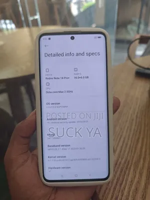 New Xiaomi Redmi Note 14 Pro+ 512 GB White