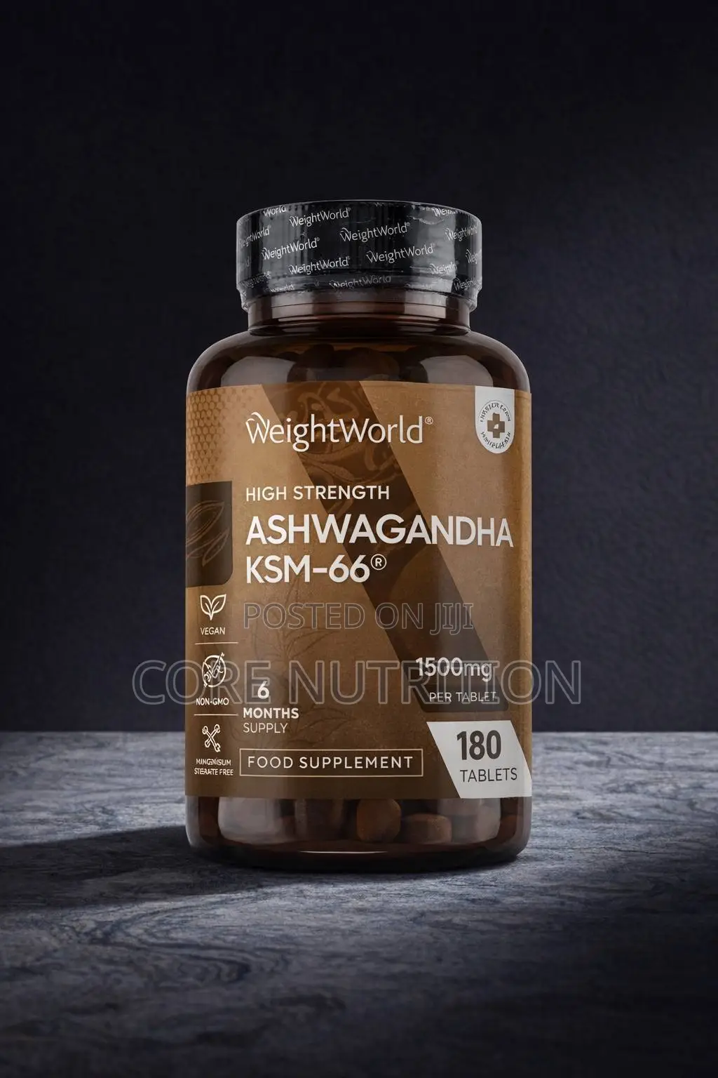 Ashwagandha KSM-66 , 1500mg , 180 Tablets