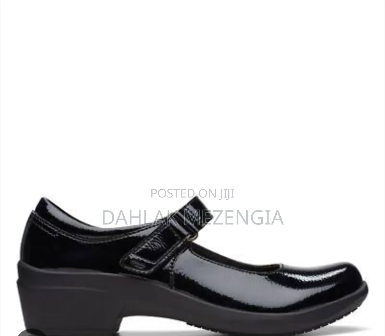 Clarks Women's Talene Ave Black Crinklepat Leather