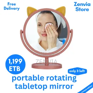 Portable Rotating Tabletop Mirror / Free Delivery/