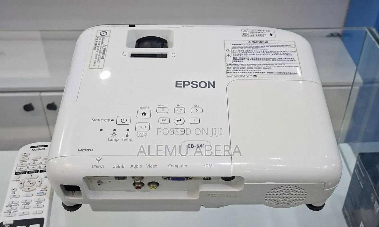 Epson Projector Model Name: Eb-S41 Has Bag and Remote