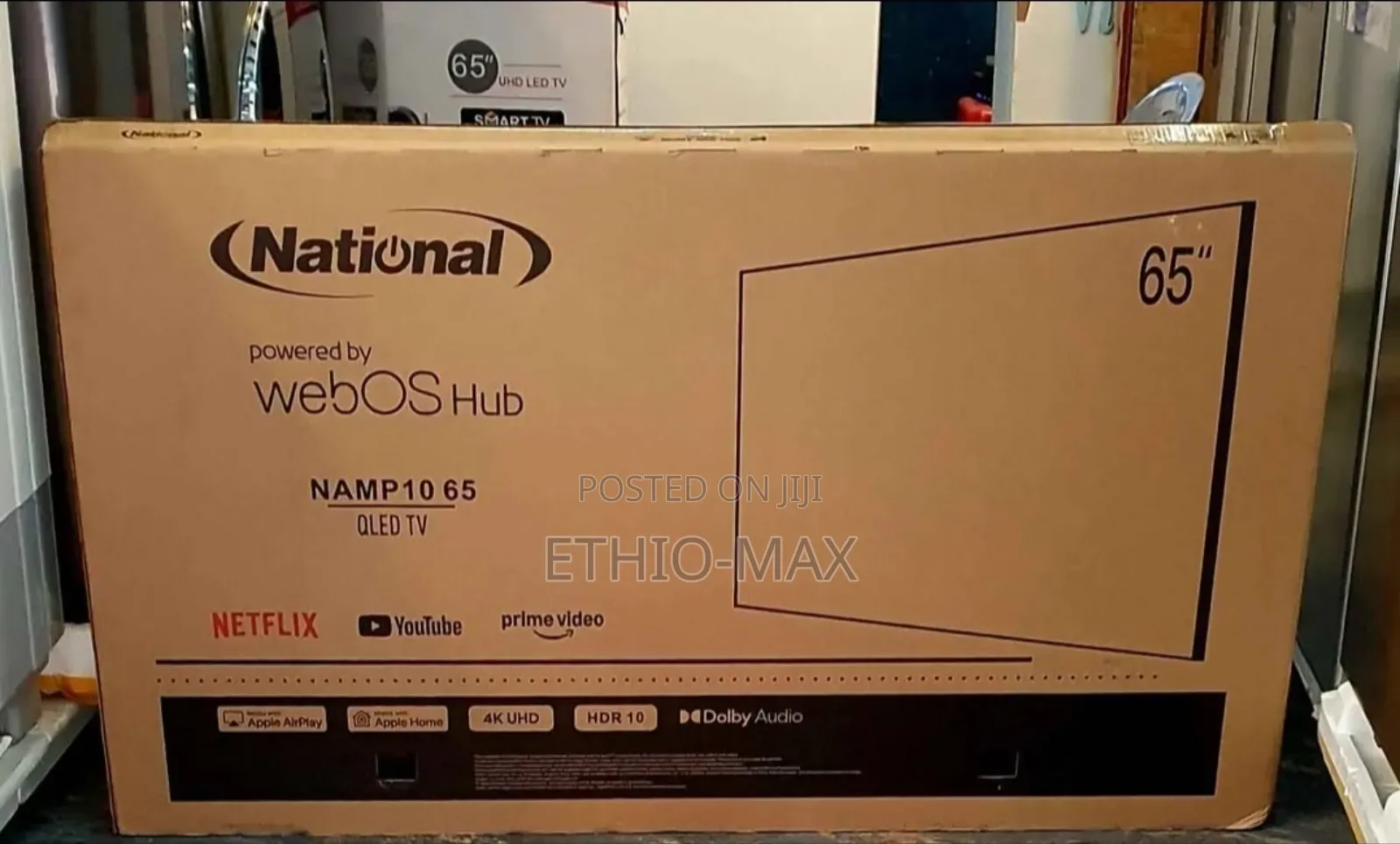 National 65” Smart Android Tv – Frameless | 2026 New Model