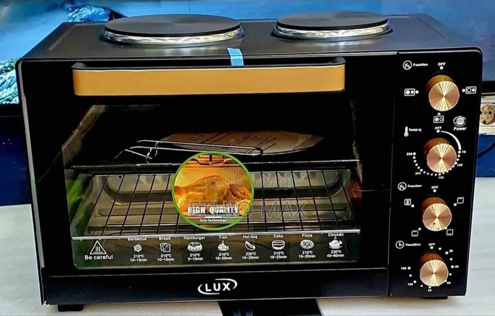 Lux Mini Oven 60l – Large Capacity | Powerful Baking