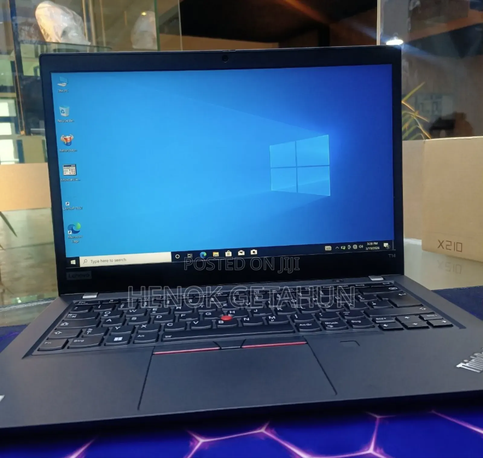 New Laptop Lenovo ThinkPad T14 16GB Intel Core i9 SSD 256GB