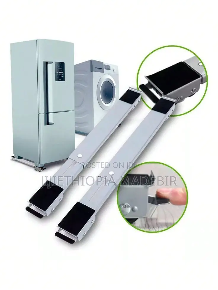 Adjustable Moving Roller Wheels Stand With Brake