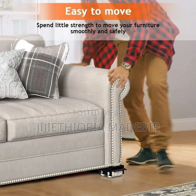 Adjustable Moving Roller Wheels Stand With Brake