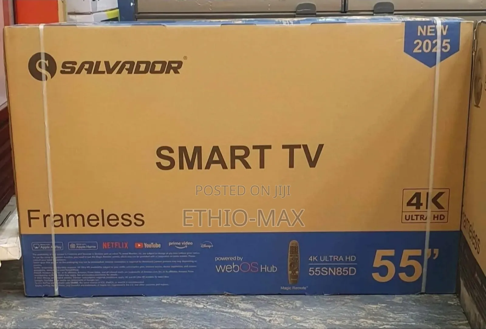 Salvador Tv 55” Smart Android Tv – Frameless | 2026 New Model